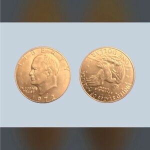 1972 Eisenhower Dollar Coin